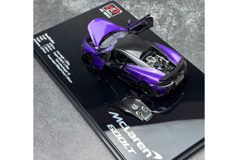 1:43 McLaren 600LT  Purple LCD MODELS  DIECAST Model
