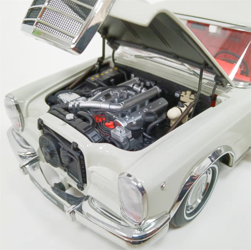NZG Mercedes Benz S600 Pullman W100 Grey White 1:18 Car Pre-built Model