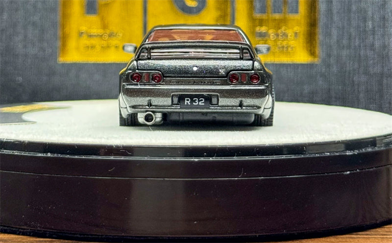 1:64 Nissan GTR R32  Metallic Gray PGM Deluxe Edition Limited Edition 999PCS ONLY DIECAST Model