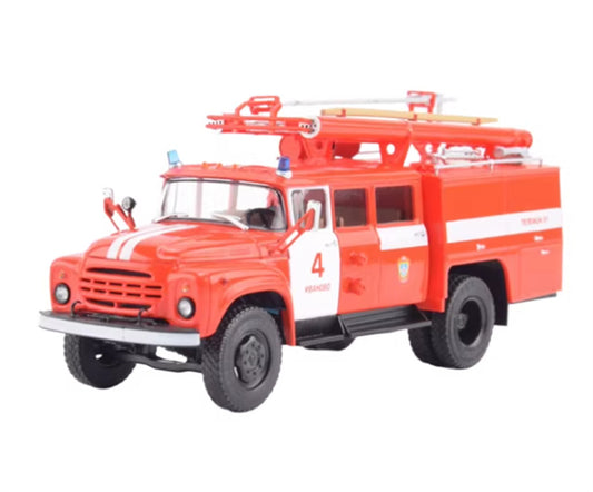 Modimio Soviet Zil ANR-127B (130) fire truck 1:43 Truck Pre-built Airliner Model Display view1