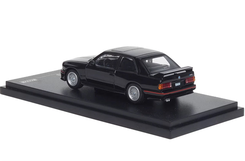 Almost Real BMW M3 E30 Black 1:64 Car Pre-built Airliner Model Display view3