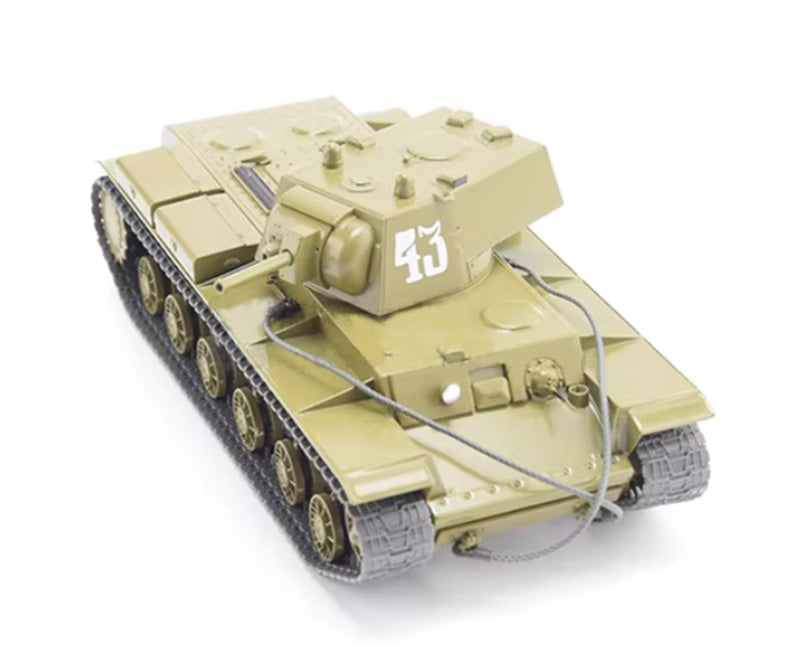 Modimio Soviet KV-8 Heavy Tank 1:43 Tank Pre-built Airliner Model Display view5