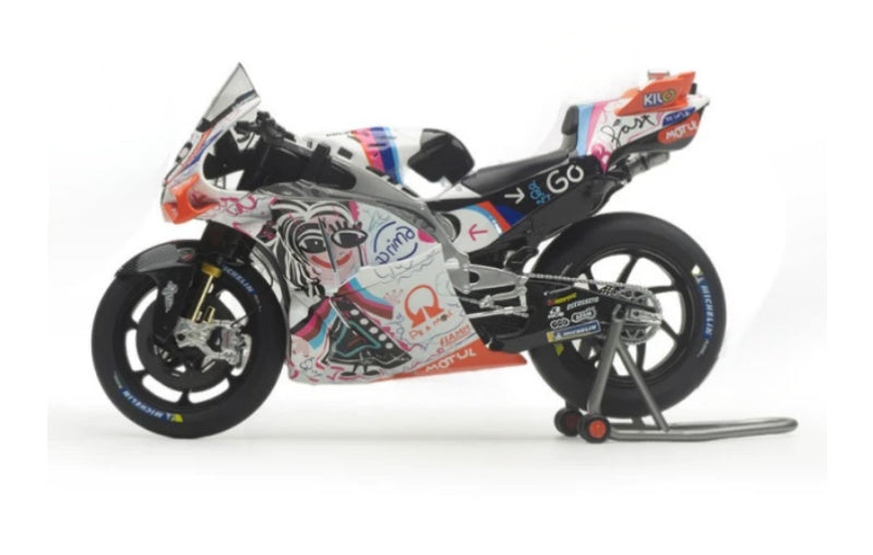 1:12 Ducati Pramac MOTO GP24 Catalonia Grand Prix 89# KiloWorks Diecast Model view3