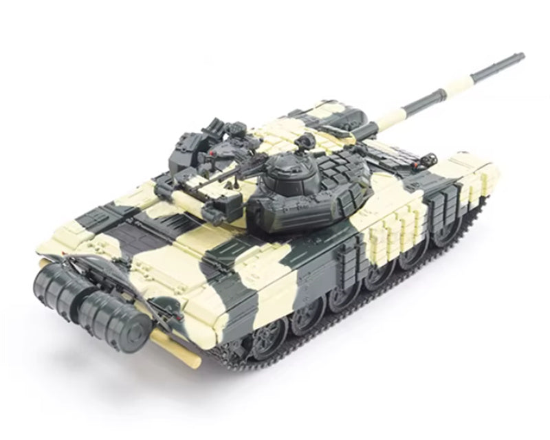 Modimio Russian T-72B 3rd generation European main battle tank camouflage color 1:43 Tank diecast model view4