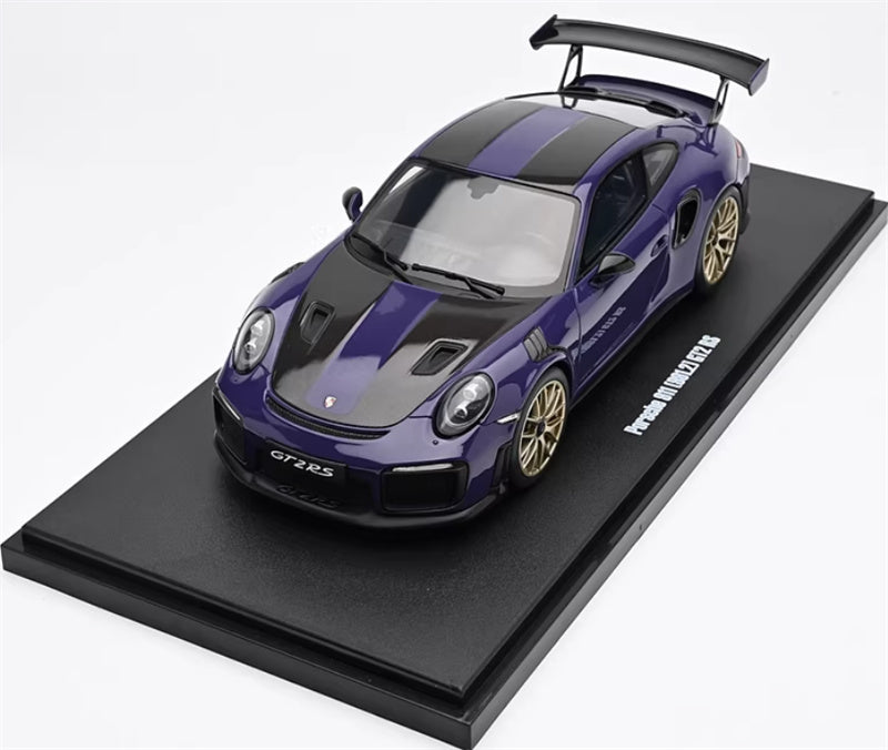1:18 PORSCHE 911 (991.2) GT2 RS COUPE  purple  GT SPIRIT Limited Edition Resin Car Model