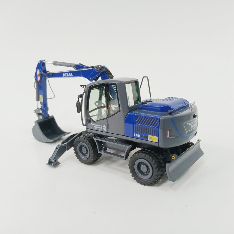 NZG ATLAS 140W echnisches Hiliswerk Wheeled Excavator 1:50 Truck Pre-built Model