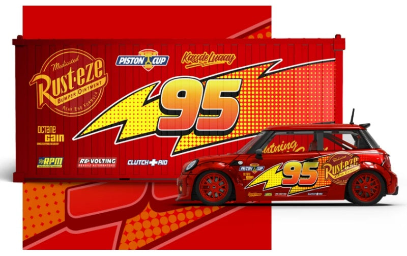 1:64 MINI COOPER   Red Set COOL.CAR Limited Edition 999PCS ONLY DIECAST Model