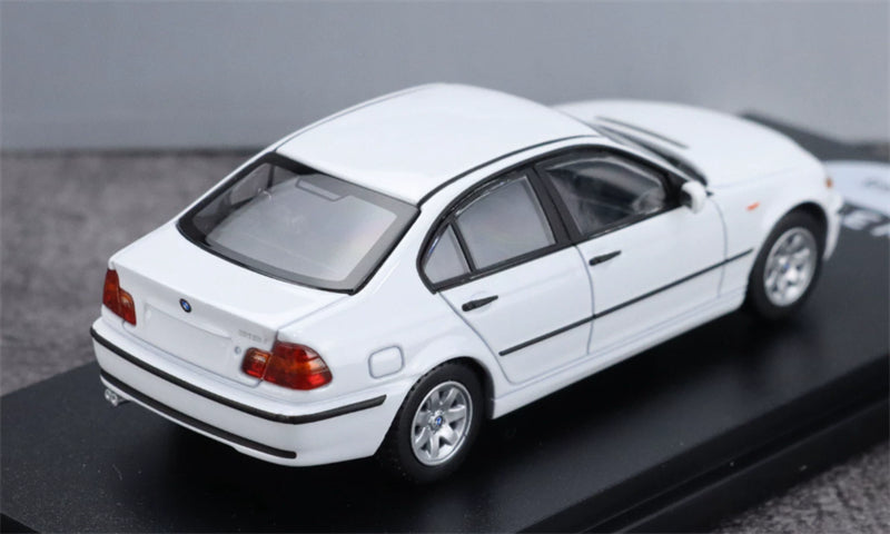 1:64 BMW 3 Series E46 4th generation white Almost Real DIECAST Civil Car Model