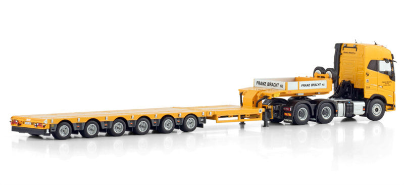 WSI VOLVO FH5 GLOBETROTTER 6X4 SL LOW LOADER - 6 AXLE Franz Bracht KG 1:50 Model