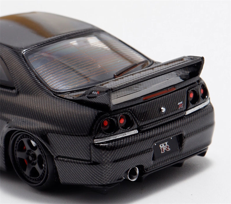 Focal Horizon Nissan GT-R R33 Nismo 400R All Carbon Black Limited Edition 999PCS ONLY 1:64 Car Pre-built Model view9