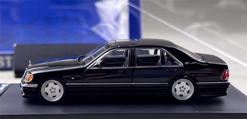 SW Mercedes Benz S600 W140 Black Limited Edition 499PCS ONLY 1:64 car Pre-built Model view2