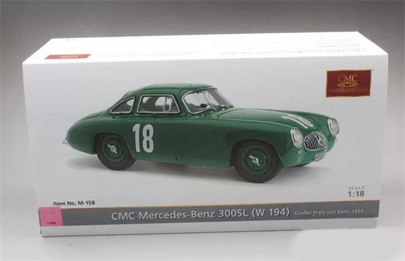 CMC Mercedes Benz 300SL W 194 1952 Green #18 1/18 car Pre-a Model