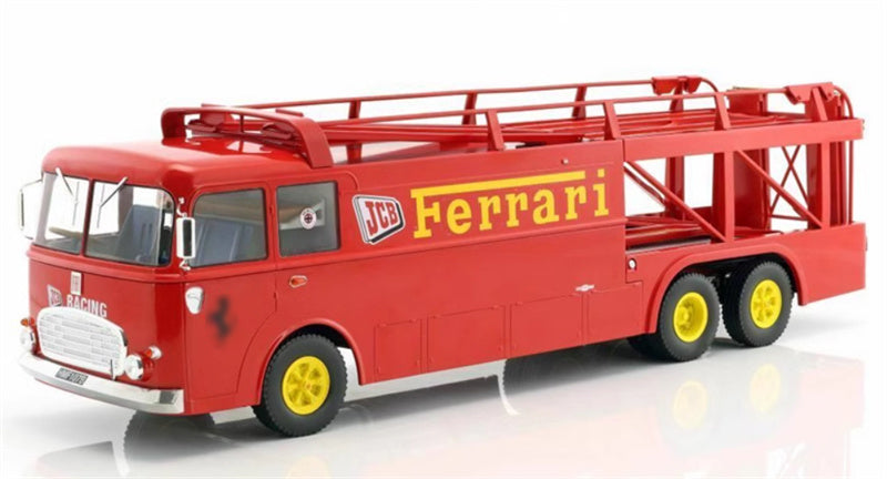 NOREV Fiat Bartoletti 306/2 Ferrari JCB racing transport vehicle 1:18 DIECAST Truck Lorry