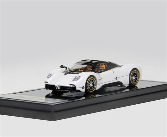 LCD-MODELS Pagani Utopia Super Cars Coupe white 1:64 car Pre-built Model view2
