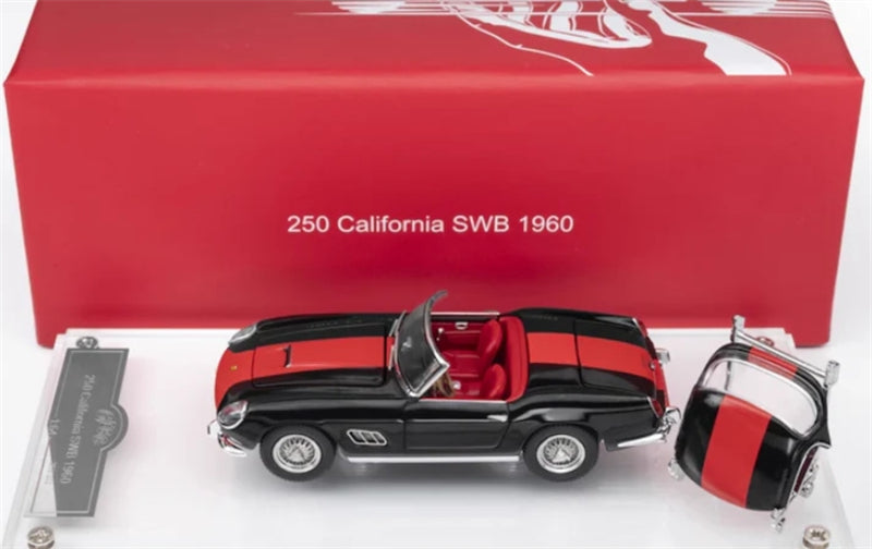 GFCC 1960 SWB Ferrari 250GT California Convertible Red Black Limited Edition 499PCS ONLY LHD 1:64 car Pre-built Model view8