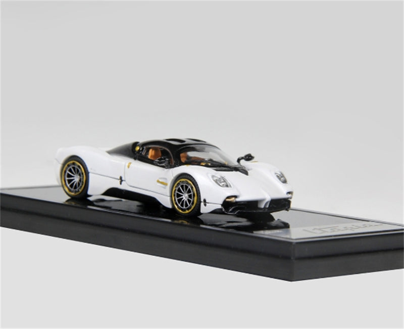 LCD-MODELS Pagani Utopia Super Cars Coupe white 1:64 car Pre-built Model view5