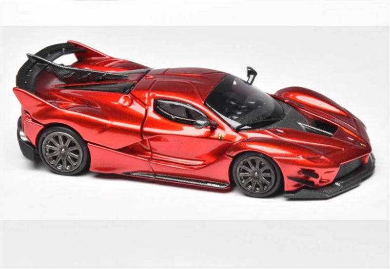 Little Toys Ferrari FXX-K EVO Supercar Limited Edition 699PCS ONLY Metal red black wheel 1:64 Car Pre-built Model view1