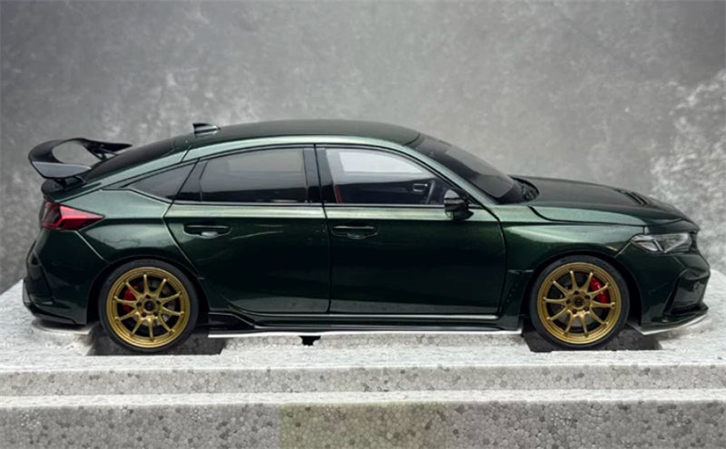 1:18 Honda Civic Type R FL5  Dark green MOTORHELIX Limited Edition 599PCS ONLY DIECAST Model