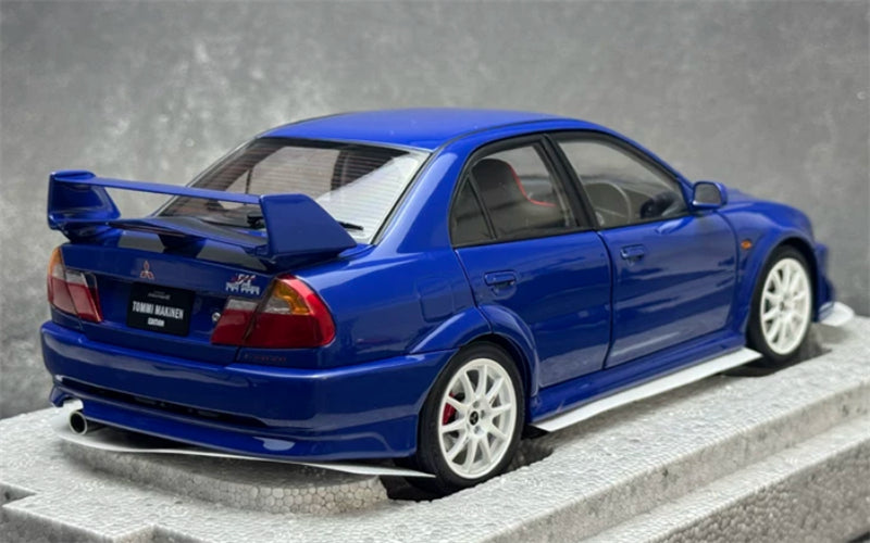 1:18 Mitsubishi Lancer Evolution VI (6.5) GSR T.M.E  Canal Blue MOTORHELIX Limited Edition 499PCS ONLY DIECAST Model