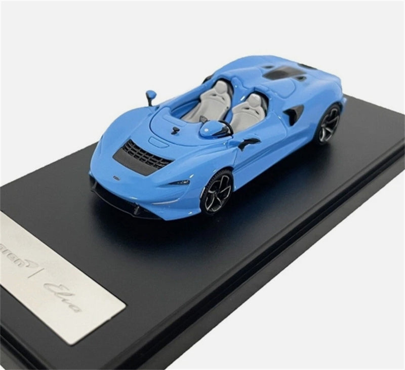 LCD-MODELS McLaren ELVA LIGHT BLUE Open Top Super Car 1:64 car Pre-built Model view1