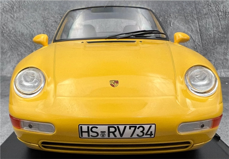 NOREV Porsche 911 993 Carrera Yellow 1:18 Car Pre-built Model view6