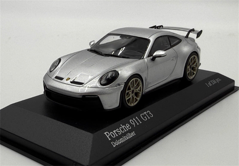 1:43 Porsche 911 992 GT3 2020 Dolomitsilber  MINICHAMPS Limited Edition 336PCS ONLY DIECAST Car Model