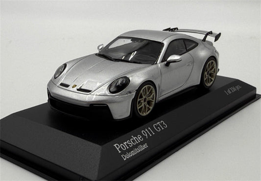 1:43 Porsche 911 992 GT3 2020 Dolomitsilber  MINICHAMPS Limited Edition 336PCS ONLY DIECAST Car Model