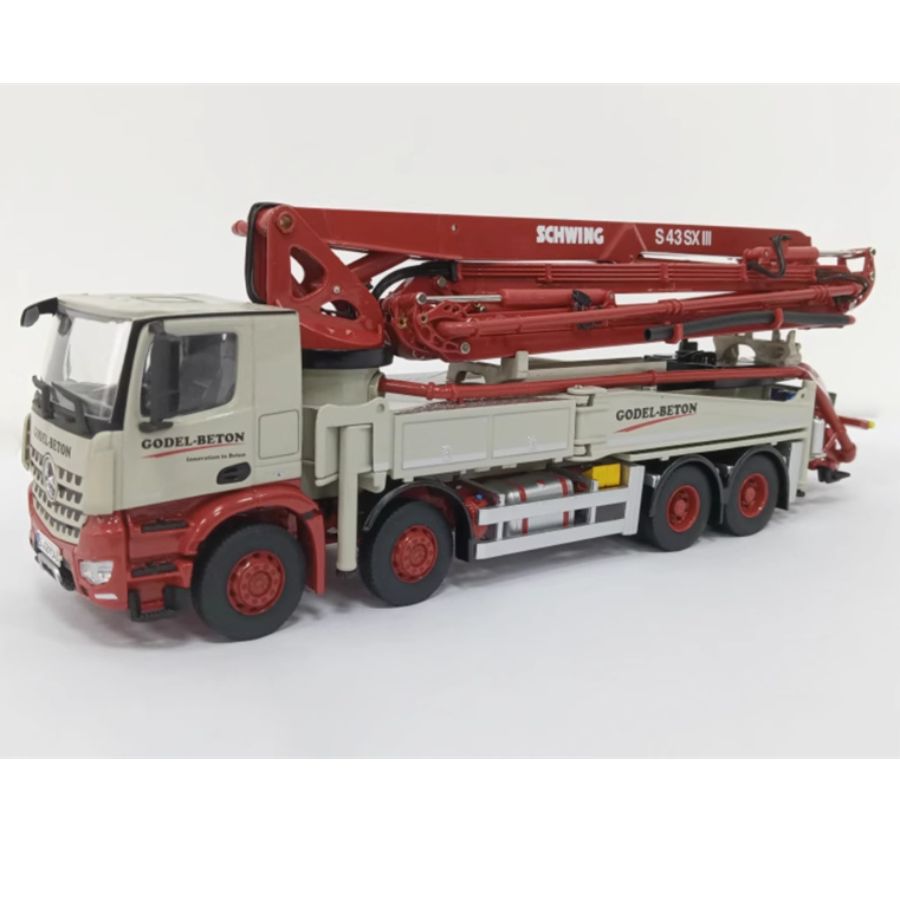 NZG SCHWING S43 SX III Pump Truck Lorry Godel Beton 1:50 DIECAST Truck Lorry