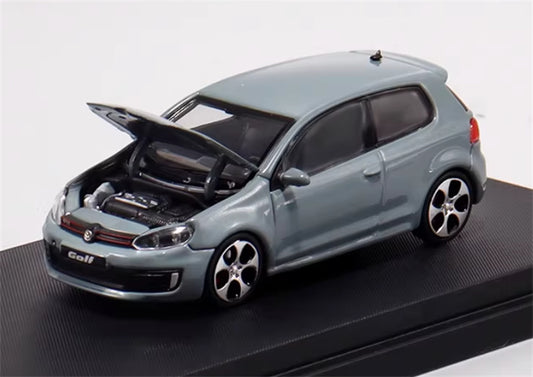 Max well Volkswagen Golf GTI 6th generation cement gray regular version 1:64 Car Pre-built Airliner Model Display view1