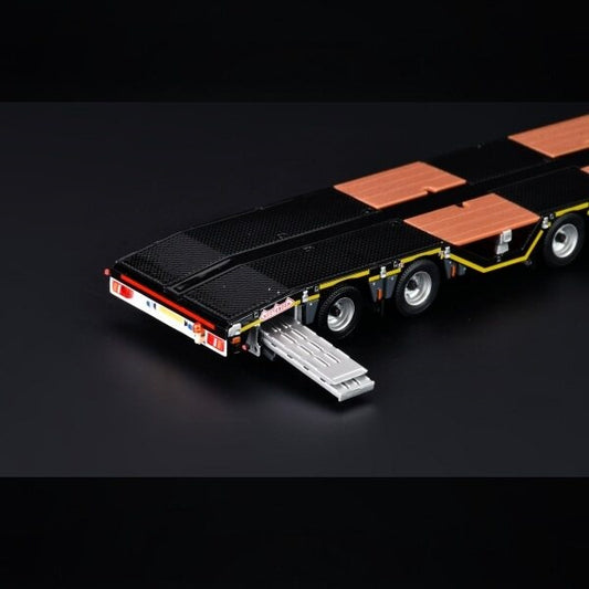 1:50   3 Axle Low Loader IMC  Black Diecast Model