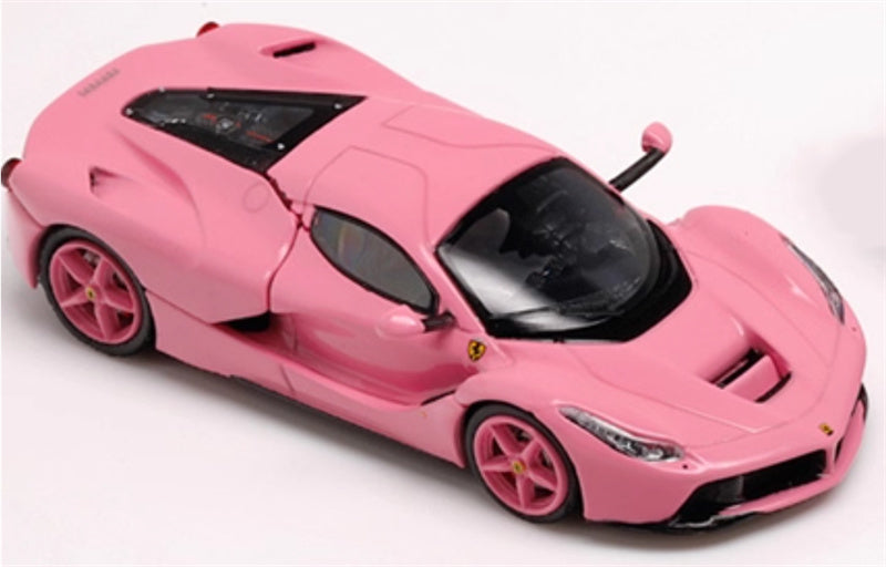 KING MODEL Ferrari LaFerrari F150 Supercar pink 1:64 Car Pre-built Model view1