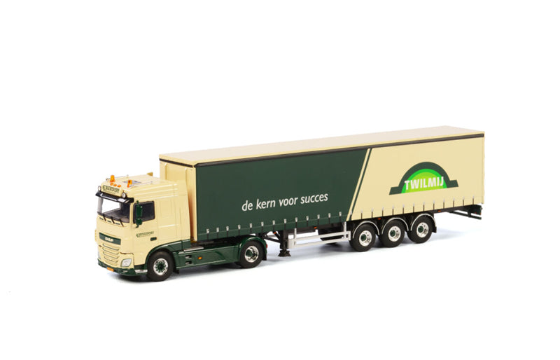 WSI DAF XF SPACE CAB 4x2 REEFER TRAILER - 3 AXLE Hooijer TWILMIJ 1:50 Truck Pre-built Model