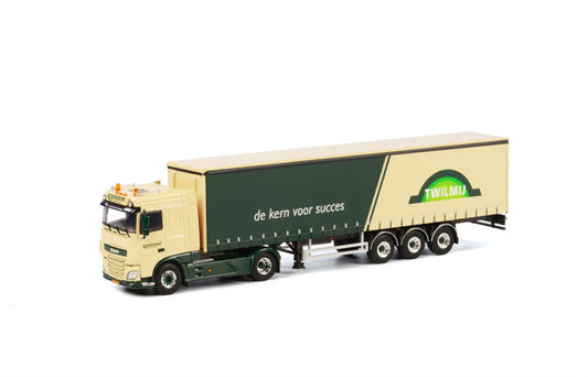 WSI DAF XF SPACE CAB 4x2 REEFER TRAILER - 3 AXLE Hooijer TWILMIJ 1:50 Truck Pre-built Model