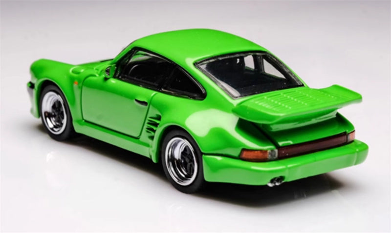 BSC Porsche 911 930 Turbo Green Limited Edition 399PCS ONLY 1:64 Car Pre-built Model view4