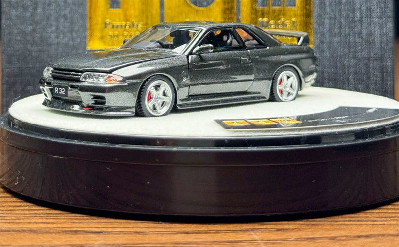 1:64 Nissan GTR R32  Metallic Gray PGM Deluxe Edition Limited Edition 999PCS ONLY DIECAST Model