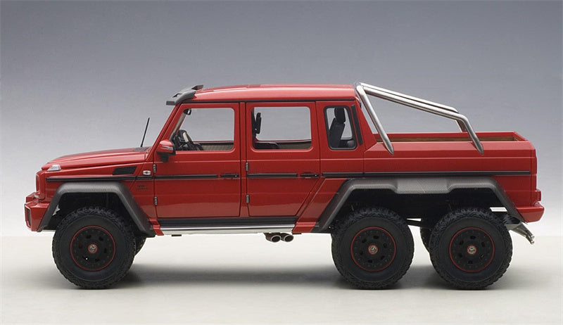 AUTOART MERCEDES BENZ G-CLASS G63 AMG 6X6 2013 Red 1/18 car Pre-a Model