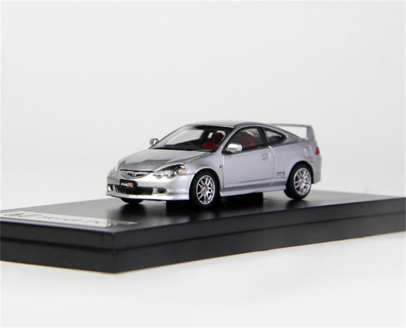 LCD-MODELS Honda Integra Type R DC5 Silver 1:64 car Pre-built Model view3