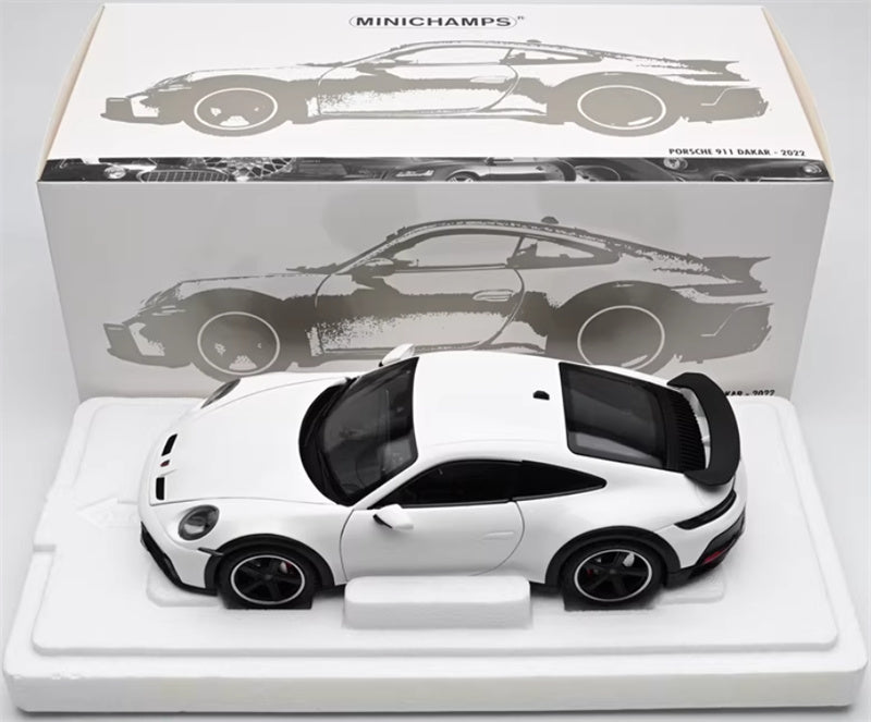 1:18 PORSCHE 911 DAKAR 2022 white  MINICHAMPS  DIECAST Car Model