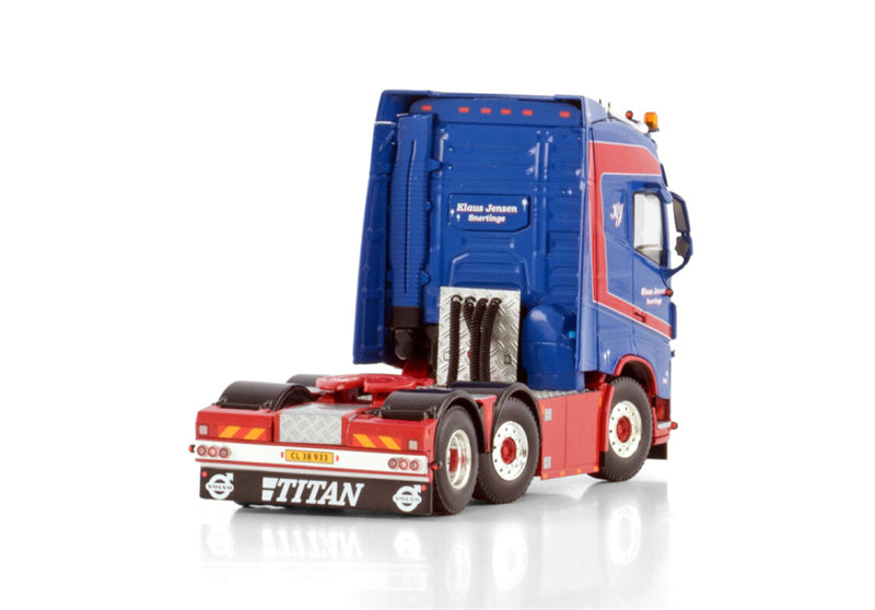WSI VOLVO FH4 GLOBETROTTER 6X2 TWIN STEER Klaus Jensen 1:50 Truck Pre-built Model