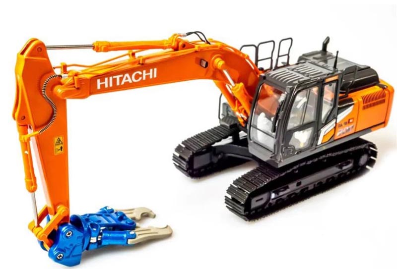 1:50   ZX200-7 Hitachi Open door version w/ dismantling clamp  Diecast Model