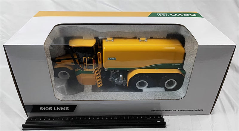 TEKNO Ploeger Oxbo 5105 LNMS tractor fertilizer applicator water tanker Yellow 1:32 Truck Pre-built Model