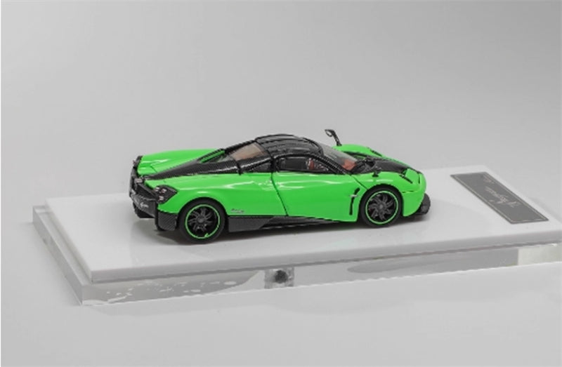 HKM Premium Pagani Huayra Coupe Green Limited Edition 999PCS ONLY 1:64 Car Pre-built Model view3