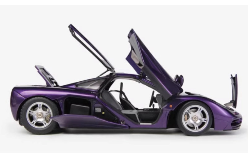 1:18 McLaren F1 XP5 LCD Purple Diecast Model view5
