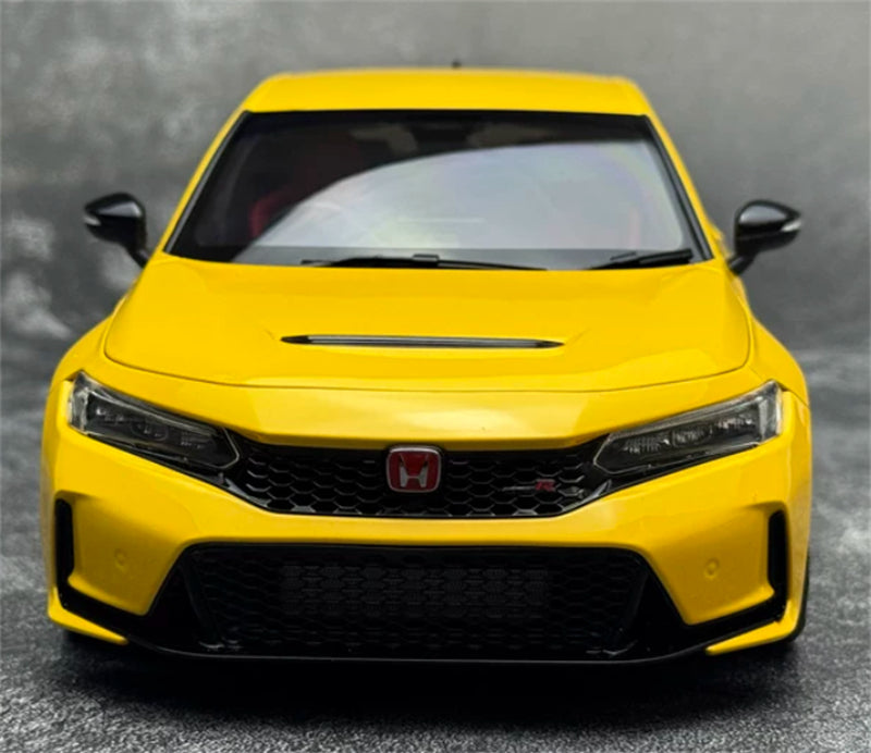 1:18 Honda Civic Type R FL5  yellow MOTORHELIX Limited Edition 299PCS ONLY DIECAST Model