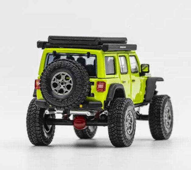 GCD 1:64 Jeep Wrangler Rubicon Off Road Big Wheels Diecast Model