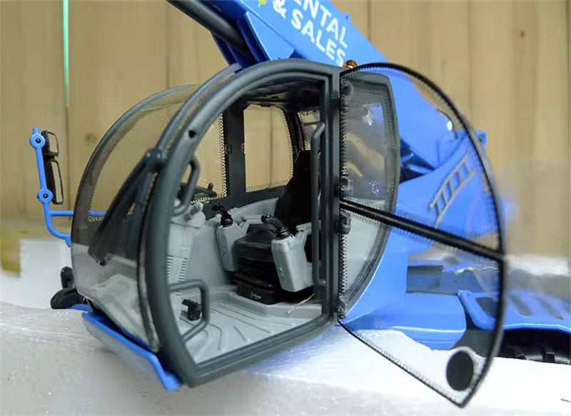 ROS MAGNI RTH 6.35 SH Colle RENTAL&SALES Rotating Telehandler Blue 1:32 Truck Pre-built Model