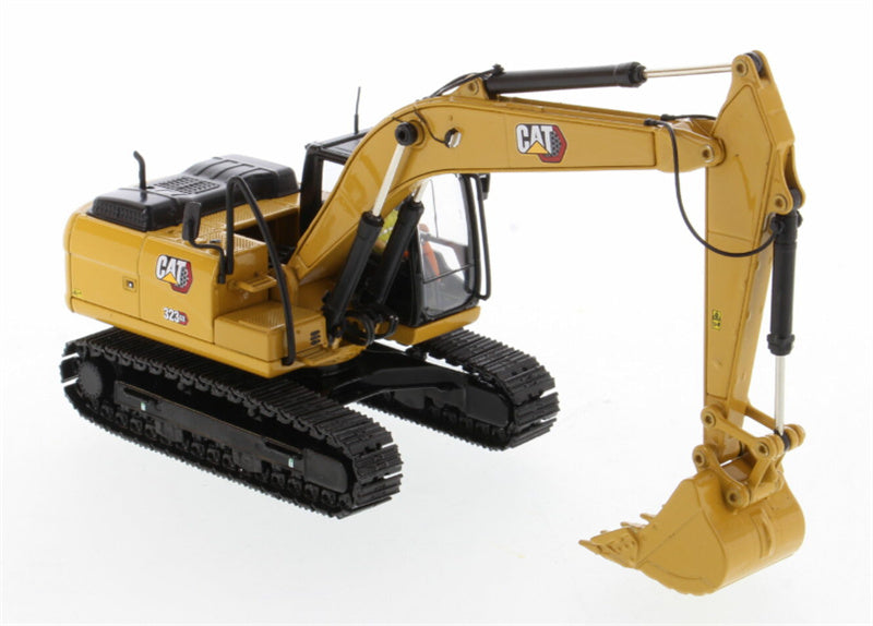 CATERPILLAR 323 GX Next Generation Hydraulic Excavator Yellow 1:50 Truck Pre-built Model