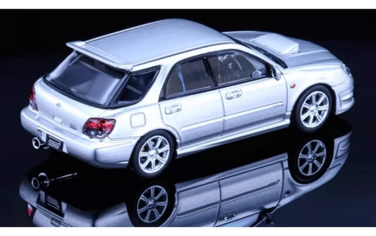 1:64 Subaru Impreza WRX STi 9 generations  Silver - Silver Wheel Furuya  Travel Edition DIECAST Model