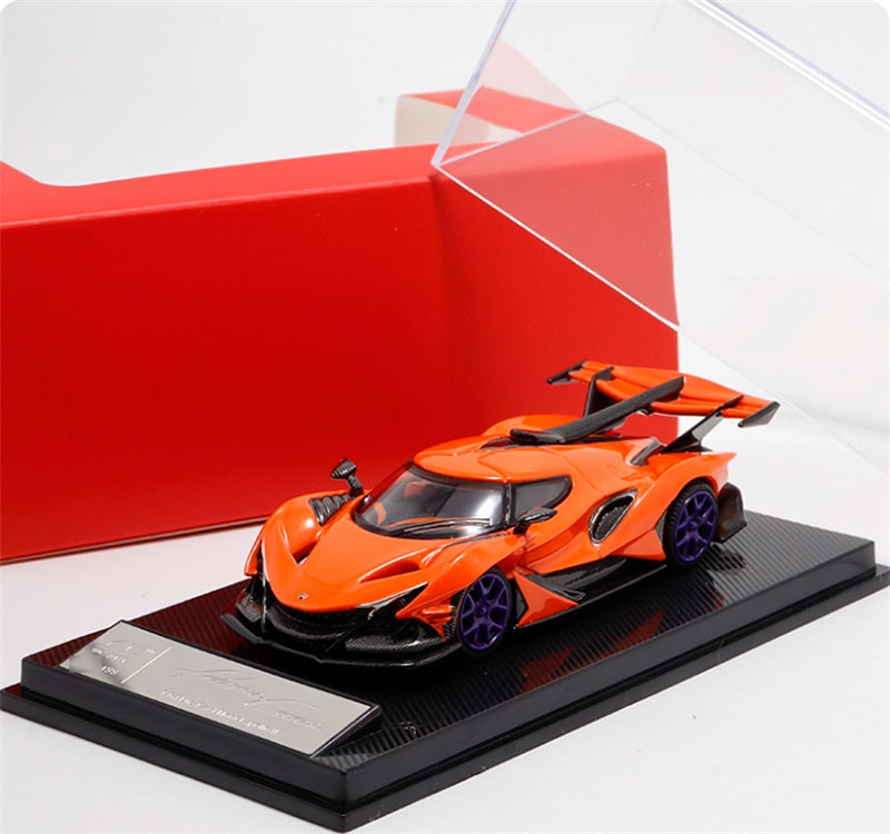 SmallcarsART Apollo IE Supercar orange Limited Edition 499PCS ONLY 1:64 Car Pre-built Model view8