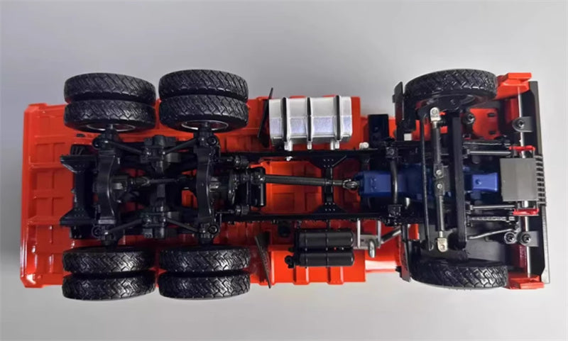 LGMG SDLG MT86HF Off Highway Mining Self dumping Truck Red Flame Red 1:35 Truck Pre-built Model